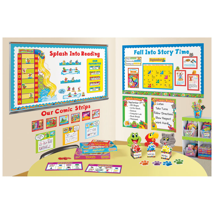 T8421 Bulletin Board Playtime Pets Wipe Off Goals Classroom