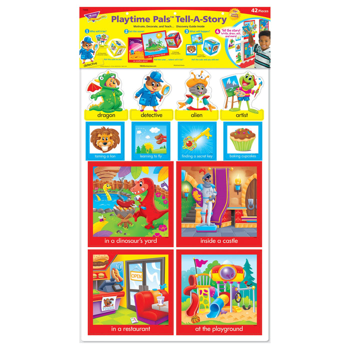 T8422 Bulletin Board Playtime Pets Tell Story Package