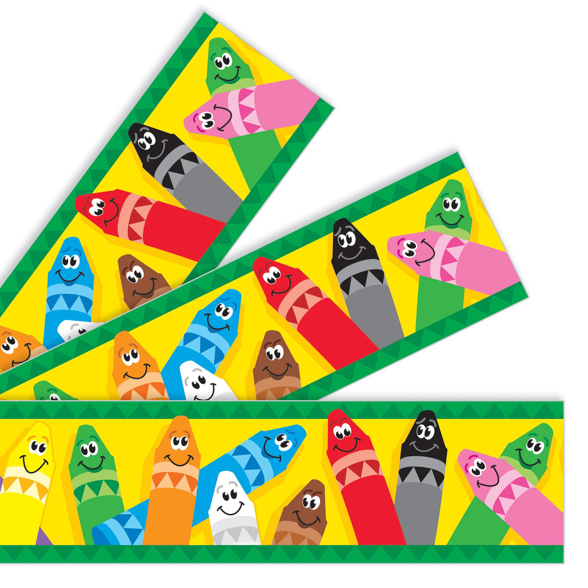 rosymonster❤️color trimming border Bolder Borders® Colorful Crayons T85041 — TREND enterprises