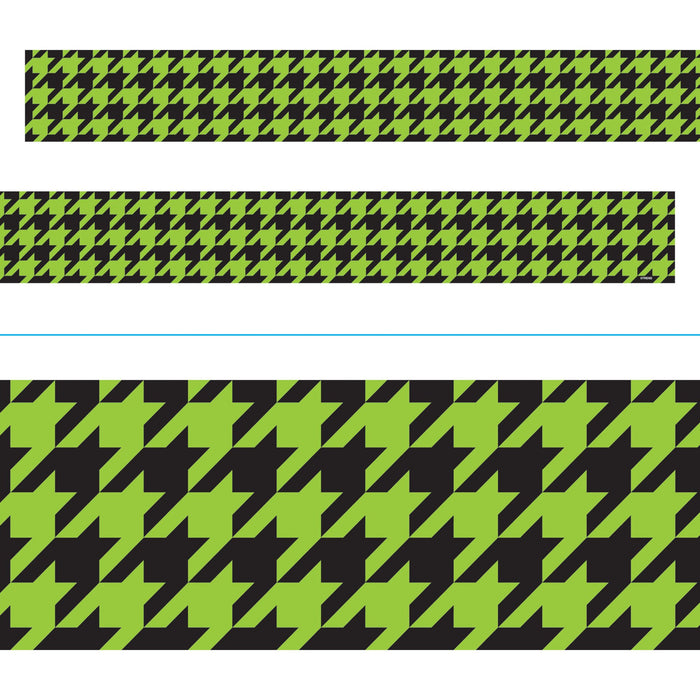 T85167 Border Trimmer Houndstooth Green