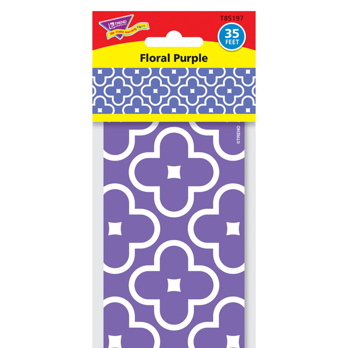 T85197 Border Trimmer Floral Purple Package