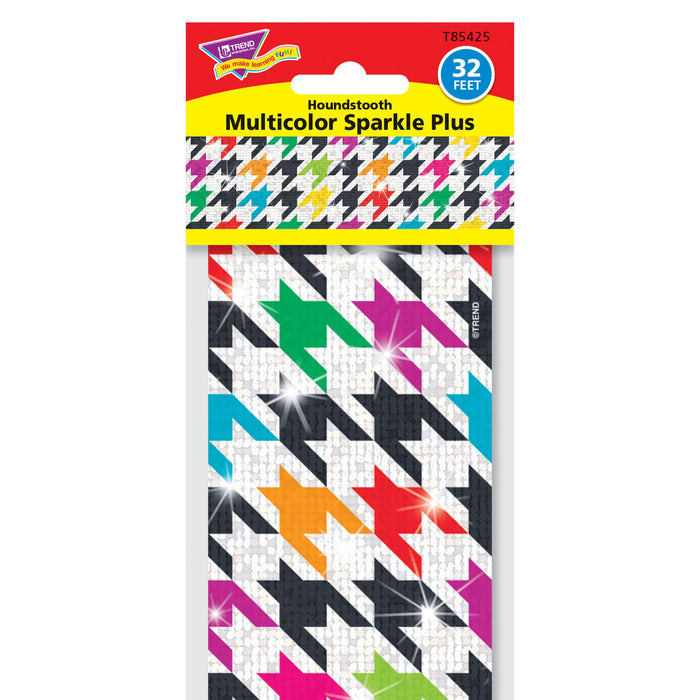 T85425 Border Trimmer Sparkle Houndstooth Multi Package