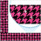 T85427 Border Trimmer Sparkle Houndstooth Pink