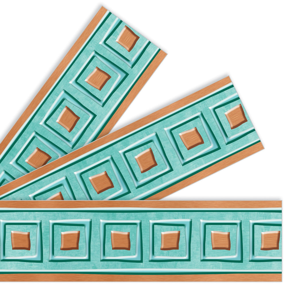 Copper Metallic Pattern Printable Bulletin Board Border Classroom Decor ...