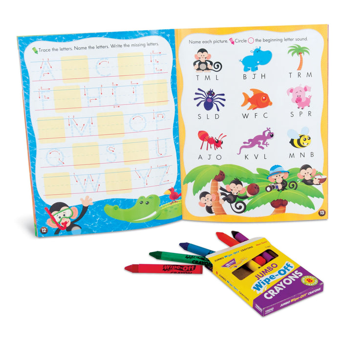 T90880 Learning Fun Pack Wipe Off Crayons