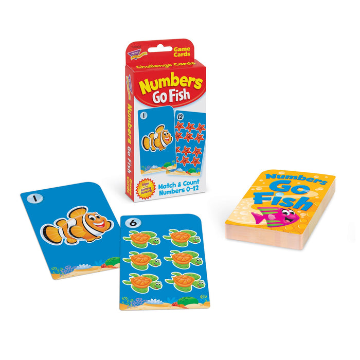 T90882 Learning Fun Pack Game Cards Numbers Go Fish