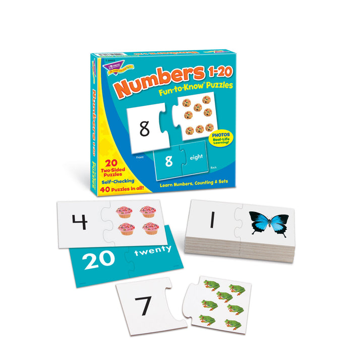 T90882 Learning Fun Pack Puzzle Numbers to 20