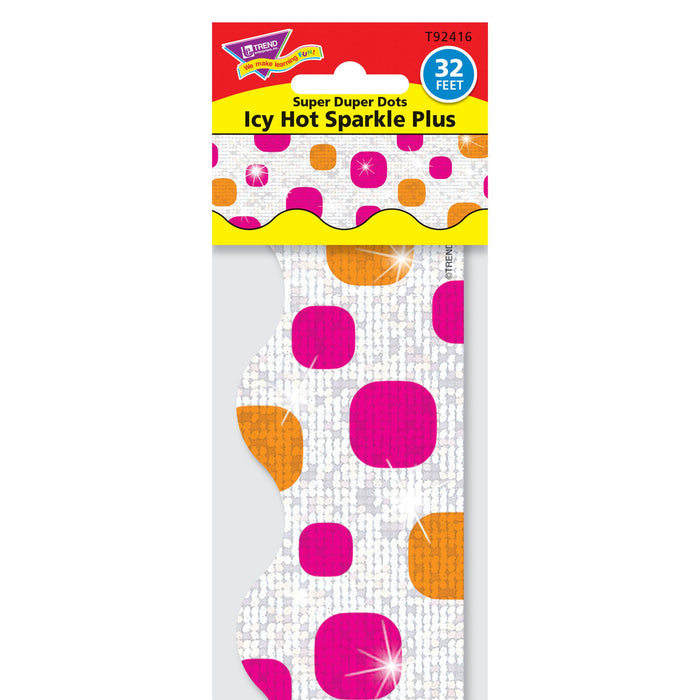 T92416 Border Trimmer Dots Pink Sparkle Package