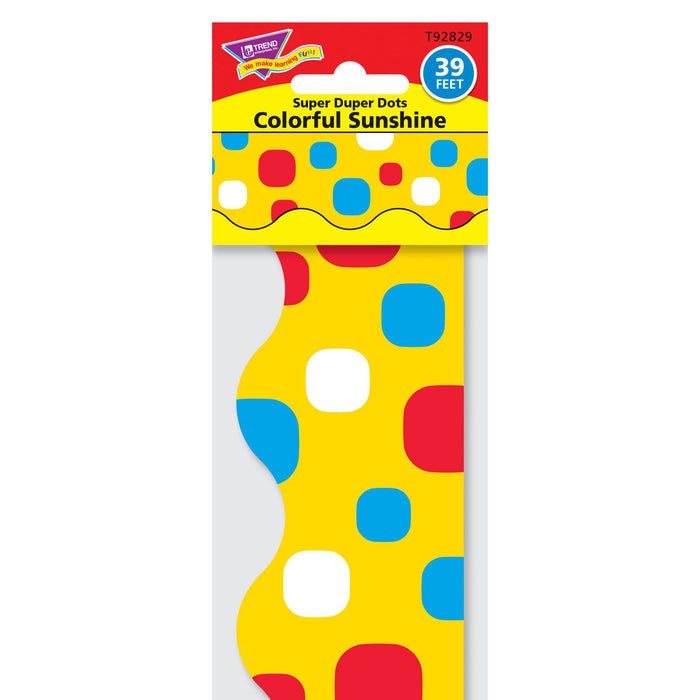 T92829 Border Trimmer Dots Yellow Package