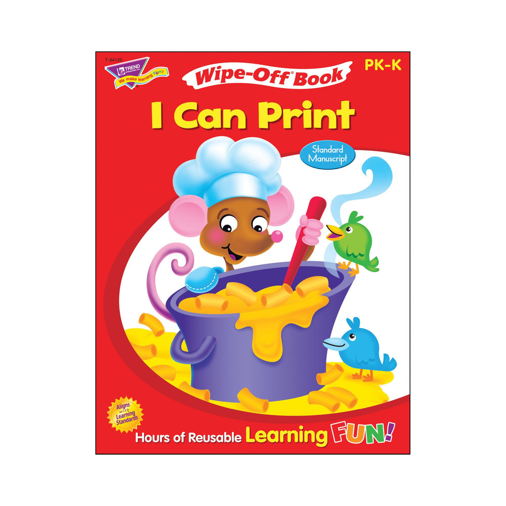 T94120 Wipe Off Book I Can Print Cover