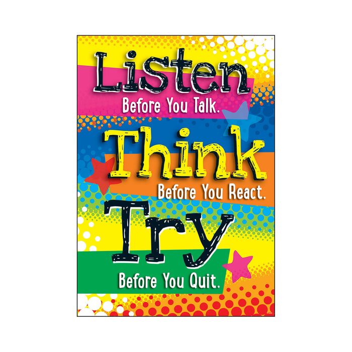 TA67058 ARGUS Poster Listen Think Try