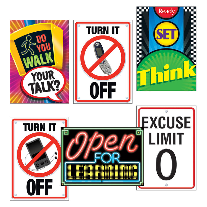 TA67921 ARGUS Poster Pack Learn Signs